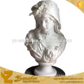 White Marble Bust Young Lady